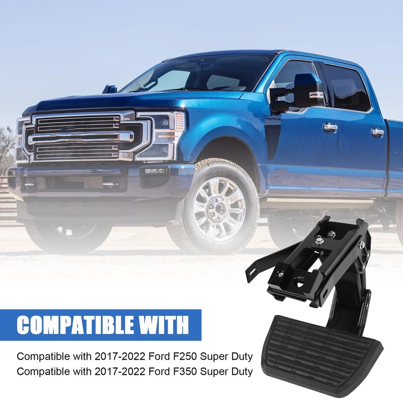 Retractable Truck Side Bed Step Compatible with 2017-2022 Ford F250