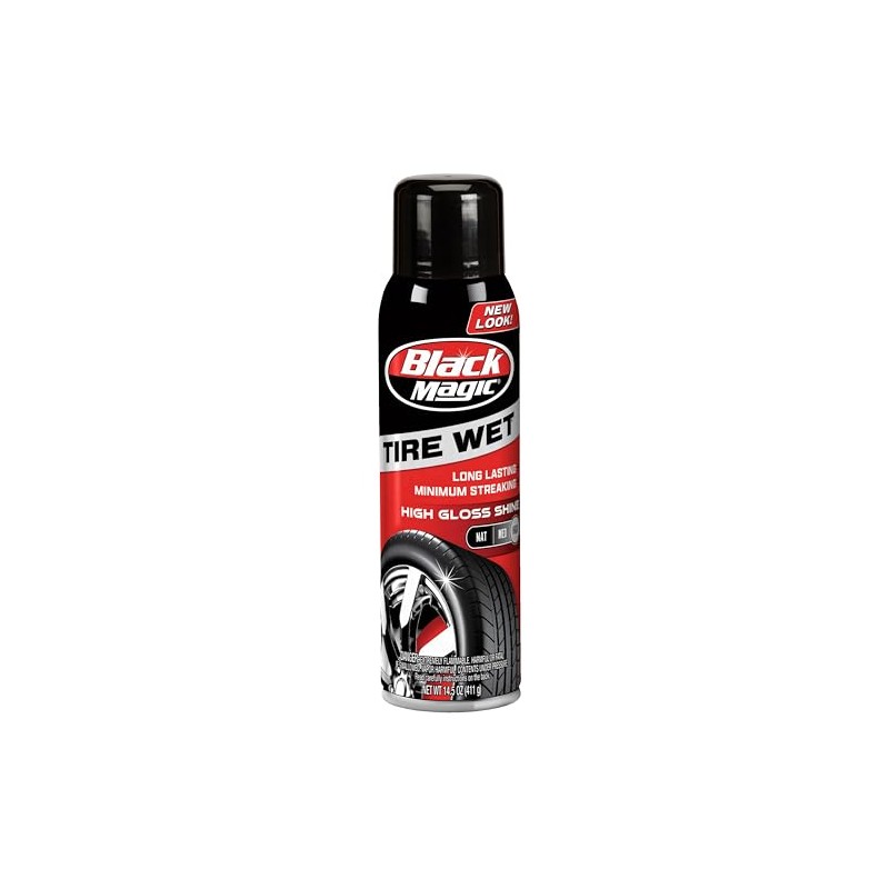 Black Magic BC23220 Tire Wet Spray, 14.5 Oz. - Weather