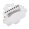 Mandolin Tailpiece Zinc Alloy 8 Strings Triangle Shape Mandolin Tailpiece