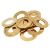 MACHSWON 10pcs Flat Washers Brass Flat Gaskets M10 ID 20mm