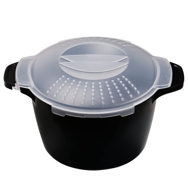 Professional Large Micro Cookware 2 Quart, Microwave Steamer for Vegetables,
