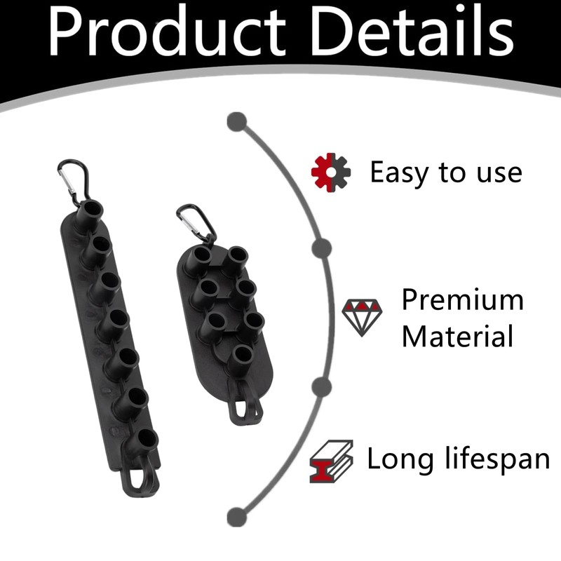 3Pcs Pressure Washer Nozzle Holder Holds 7 Nozzle Compact Nozzle