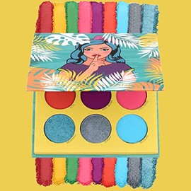 AQUAPURITY -PHOERA 9 Colours Eyeshadow Palette Super Pigmented Shimmer & Matte Metallic Velvety Long Lasting Blendable Makeup Palettes Professional Eye Shadow Palette For Women Girls (KONKA)