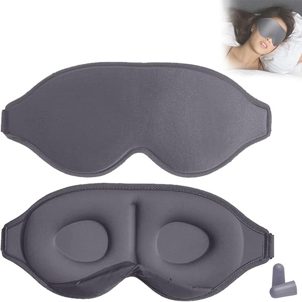 Sleep Eye Mask, 3D Deep Contoured Eye Covers for Sleeping,
