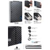 [XIANGUO] Money Clip Credit Card Case Anti-Magnetic, Carbon Model