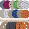 Freletry 5 Inch 8 Hole 24 PCS #2000-#10000 Sanding Discs