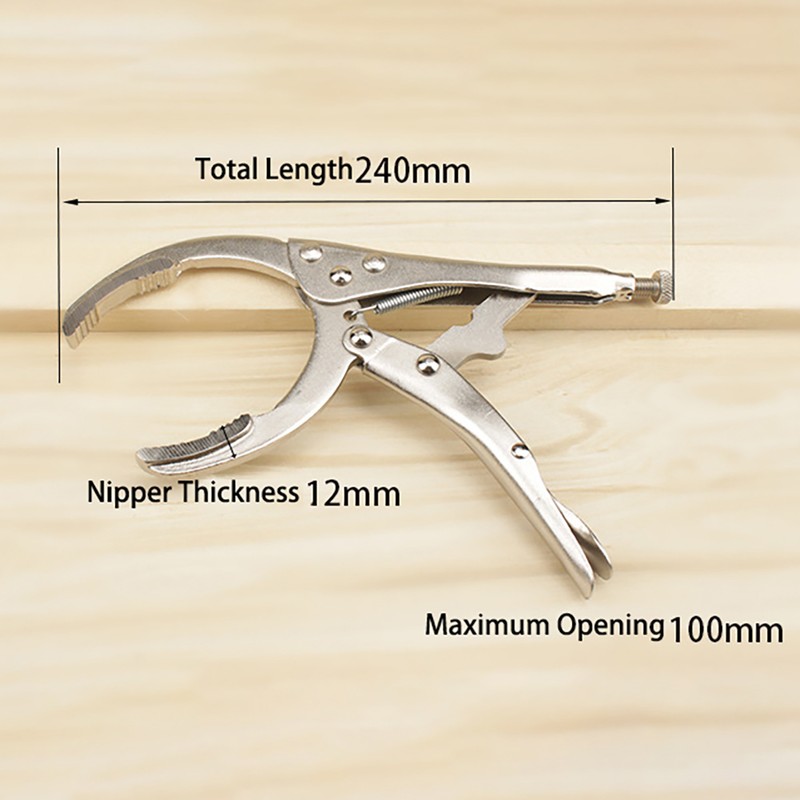 Oil Filter Wrench Carbon Steel Adjustable Oil Filter Pliers Oil