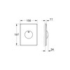 GROHE Skate Flush Plate Alpine White 38573SH0
