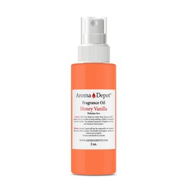 Honey Vanilla Spray Perfume/Body Fragrance Oil, Alcohol-Free, Pure Uncut. Add a Few drops to your Aromatherapy Diffuser. (2 oz.)