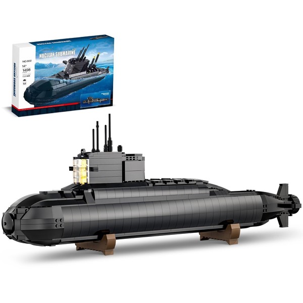 Strategic Nuclear Submarine Toy Building Blocks Set for Adult Kids,