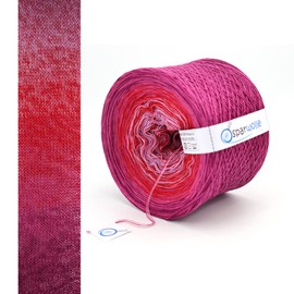 Bobble Special Editions, Colour Gradient Yarn 267 g 4-Ply 1000 m for Knitting and Crocheting, Yarn, Wool, Yarn for Knitting and Crocheting (I Love You – 188)