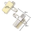 Lion Office CS-6W Dual Purpose Name Tag Clips, Pack of