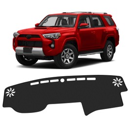 FIILINES Dash Cover for Toyota 4Runner 2010-2023, Dashboard Mat Accessories Dash Cover Sunshade Nonslip Mesh Protector No Glare Black