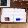 DOITOOL 8pcs Pp Material Bedroom Jewelry Storage Boxes Versatile Drawer