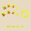 LWTZLW Summer Press on Toenails Short Square Yellow False Toe