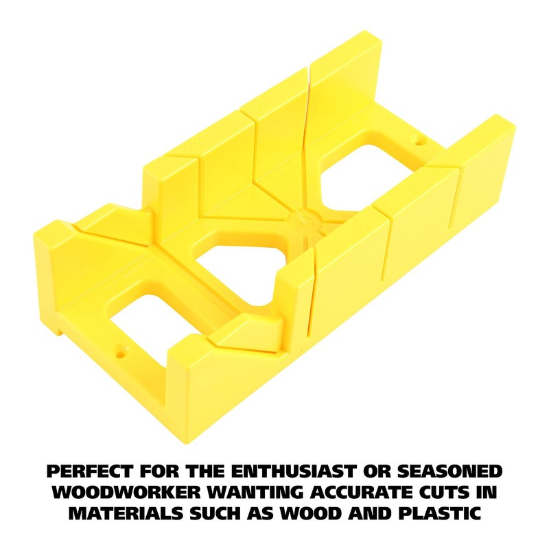 GreatNeck BSB14 Mitre Box and Saw Set, 12 Inch Mitre
