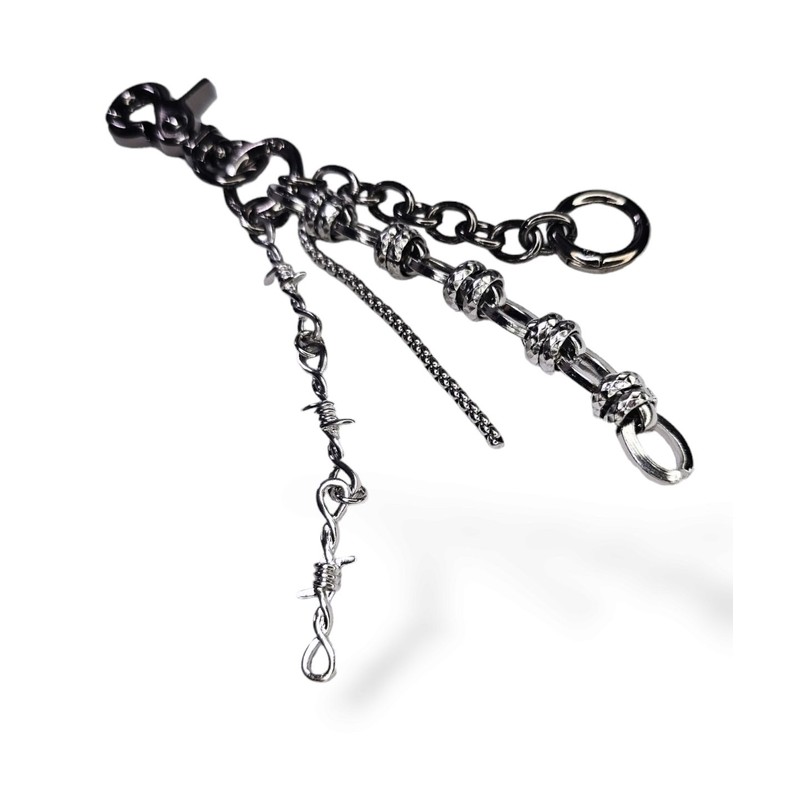 Milk Wave Quattro Pulse Chain Key Ring