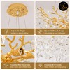 XYDikssn Modern Gold Crystal Tree Chandelier - 24 Inch 10-Light