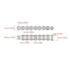 Aramox 219H 112 Alloy Steel Link Chain, Saw Chainsaw Chain