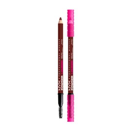 NYX PROFESSIONAL MAKEUP Brow Powder Louder Eyebrow Pencil, Brow Pencil with Buildable Volume For Up To 12HR Wear, Vegan Formula - Black Cherry
