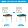 PATIKIL Chair Seat Covers Rectangle, 2 Pack Washable Dining Chair