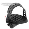 KICHOUSE 2pcs Lightweight Exercise Bike Pedals Straps Replacement Platform Pedals
