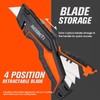 REXBETI 6 Pack Retractable Folding Utility Knife, SK5 Heavy Duty