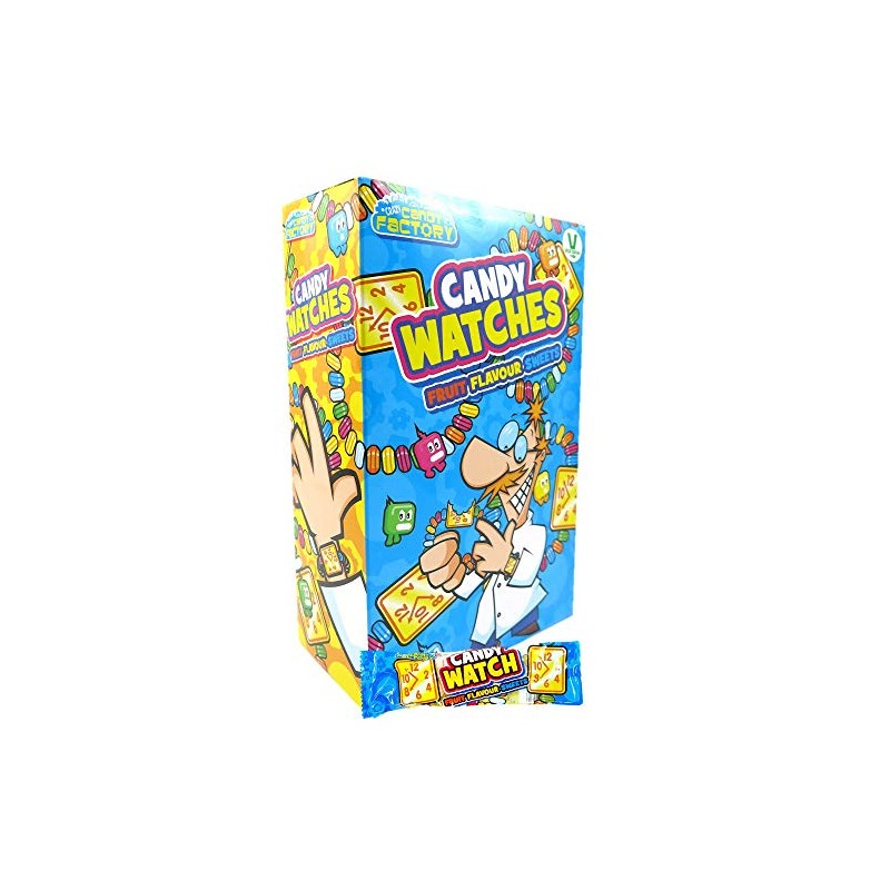 CRAZY CANDY FACTORY CANDY WATCHES 30 x 17G Suitable for