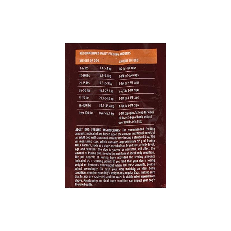 Purina ONE Natural, High Protein Dry Dog Food, SmartBlend True