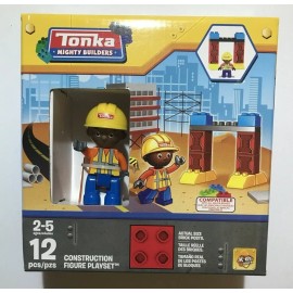Hasbro Tonka Mighty Builders Construction Figure Playset 12 Piece-Ages 2-5  NEW