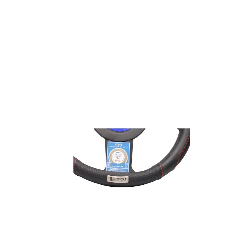 Sparcocorsa SPC1113BKJ_S Sparco-CORSA Steering Wheel Cover, Small, Black