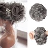WZNBBOY Messy Bun Hair Piece Hair Bun Wavy Curly Scrunchies