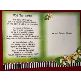 Blue Mountain Arts Greeting Card More than4 ever  SISTERS-we are forever FRIENDS