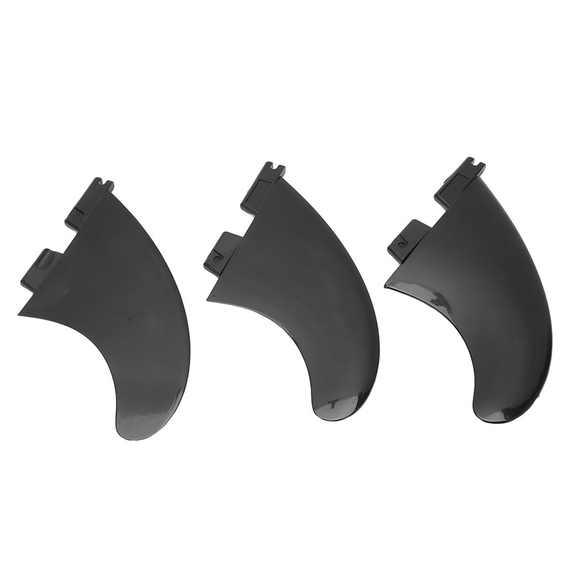 3Pcs/Set Surfboard Fin PVC Fiberglass Longboard Ocean Broad Thruster Fins