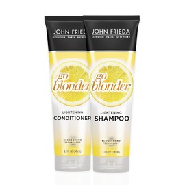 John Frieda Sheer Blonde Go Blonder Lightening Shampoo and Conditioner, New 8.3 Fluid Ounce