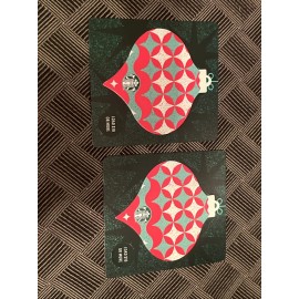 Starbucks 2022 STARBUCKS HOLIDAY CHRISTMAS  two GIFT CARDS