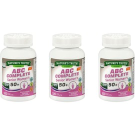 Nature's Truth ABC Complete Senior Womne's 50+ Multivitamin 100 ct(3 Pack)