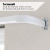 Blu-Pier Tech Heavy Duty Single Rod Standard White 28"-48" Adjustable