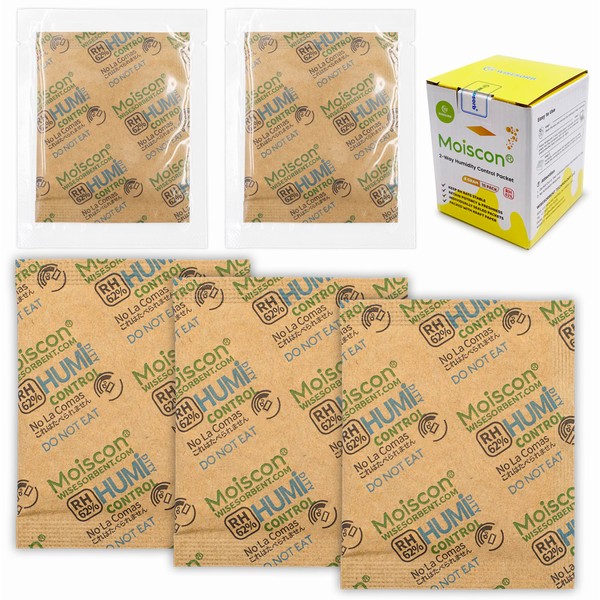 Wisesorb 62% Two-Way Humidity Control Packs, 8 Gram 15 Pack