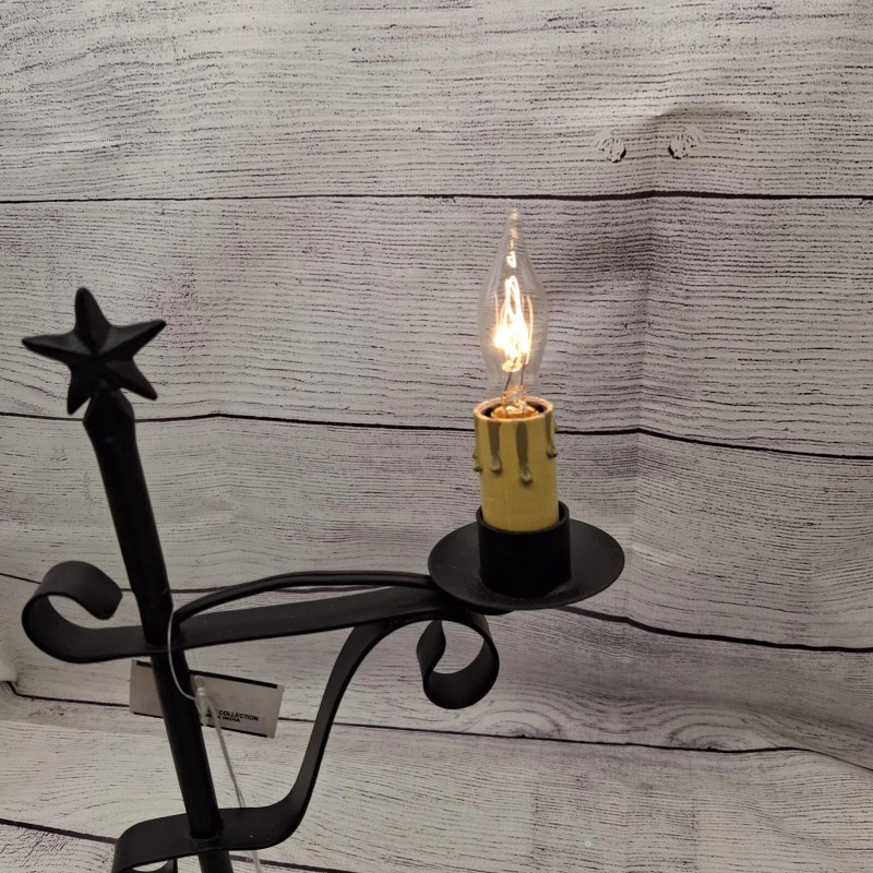 Colonial Tin Works 6 Flame-shaped C7 Light Bulbs, 7.5 Watt,