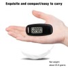 USB Charging Step Counter Walking 3D Pedometer with Large LCD