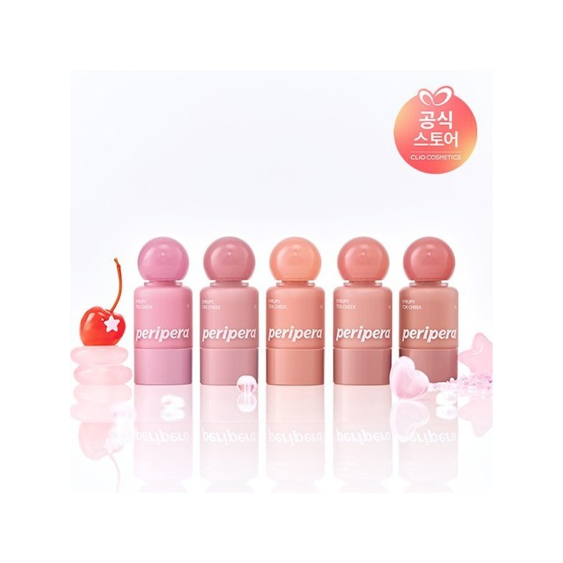 Syrup Skin Talk Cheek x2 Saeun Mini Heart Puff Set