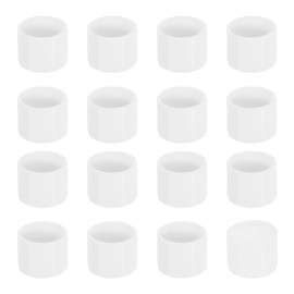 uxcell 36Pcs Chair Leg Caps, 16mm (5/8 Inch) Non-Marking PVC Chair Leg Tips Non-Slip Chair Leg Floor Protectors Round Table Covers End Caps for Furniture, White