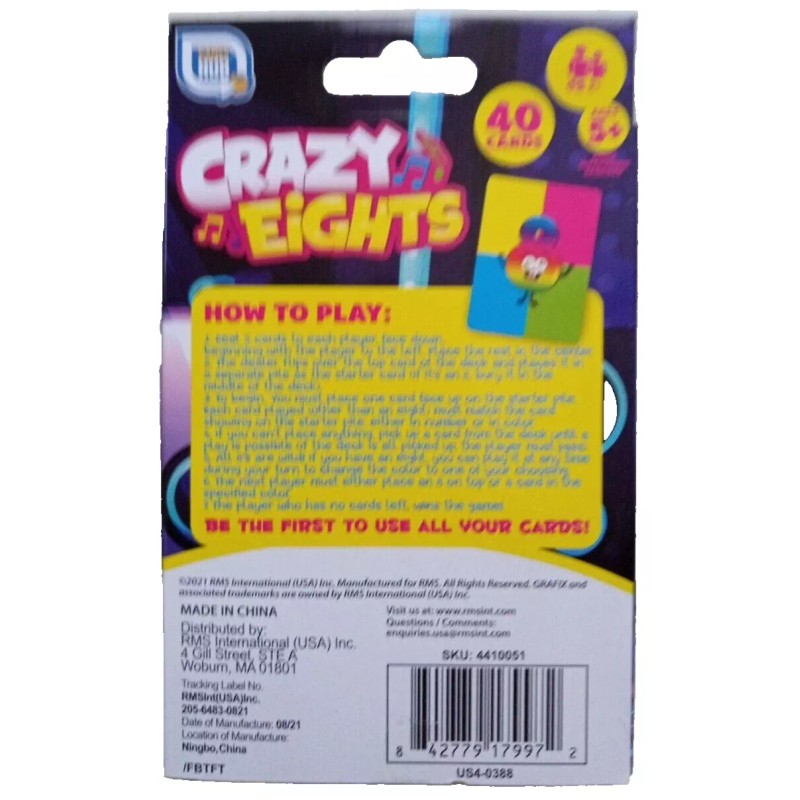Games Hub Old Maid, Go Fish & Crazy Eights, New