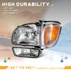 WEELMOTO for 2001-2004 Toyota Tacoma Headlights Assembly Replacement for 01