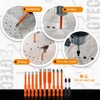 BGTEC Diamond Drill Bit Set 12PCS - 5MM+6MM*2+8MM+10MM Tile Bits
