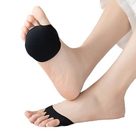 APMNIX Women's Toe Socks, Five Toe Socks, Black, Thin, Sweat Absorbent, Cushioned, For Summer, Anti-Slip, Toe Protector Socks, Breathable, 5 Pairs Set, C2 Black - 5 Pack