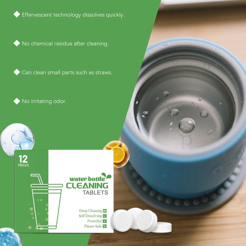 Las Tabletas Efervescentes Para Limpieza De Vasos Son Limpia