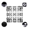 11 sq ft/4pcs Pack Permeable Pavers Grass Grid for Driveway,