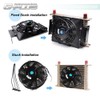 G-PLUS Universal 7" Slim Pull Push Engine Oil Cooler Radiator